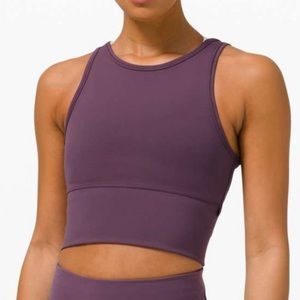 Lululemon athletica power pivot tank in grape thistle size 4